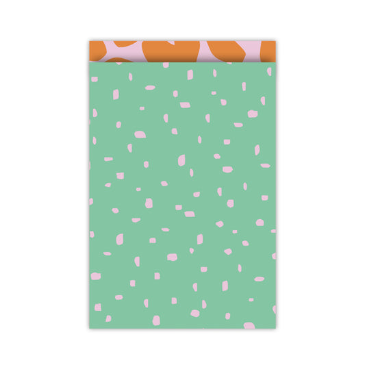 Cadeauzakje large - Minimal dots Retro