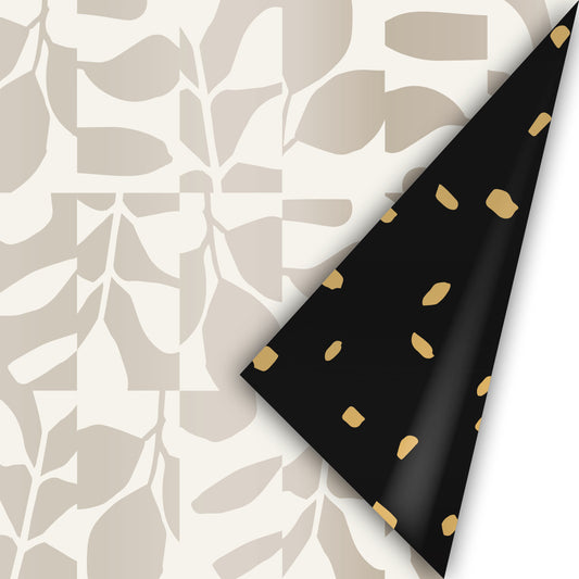 Cadeaupapier - Abstract Botanics Chique