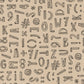 Cadeaupapier - Typo Graphic Kraft