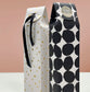 Flessendoos minimal dots wit/goud