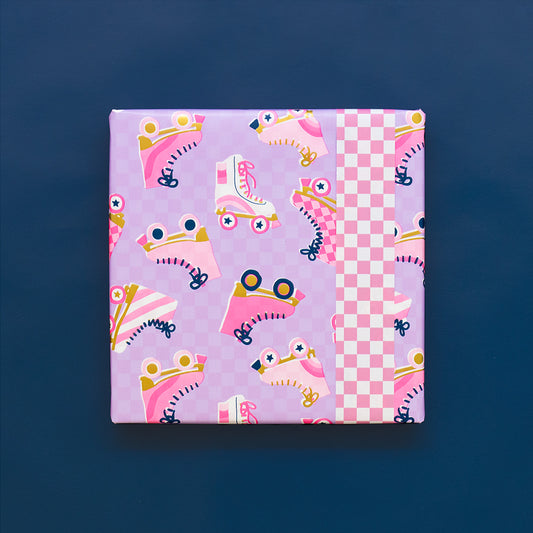 Cadeaupapier - rollerskates