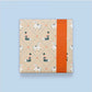 Sinterklaas Inpakpapier Patchwork – Beige, Oranje & Rood | 70 cm x 3 m
