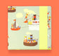 Sinterklaas Inpakpapier Pakjesboot – Sage Groen & Geel | 70 cm x 3 m