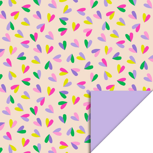 Cadeaupapier - Hearts Duo (70 cm)