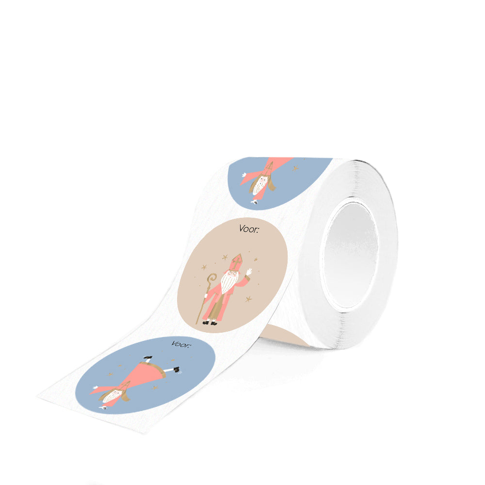 Stickers - Sinterklaas duo acrobaat