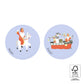 Sinterklaas stickers Duo – Pakjesavond | Ø 55 mm