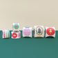 Kerststickers Kerstboom Goud – Multi | Ø 35 mm