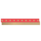 Kerstlint met gouden kerstbomen – rood & goud | 5 meter