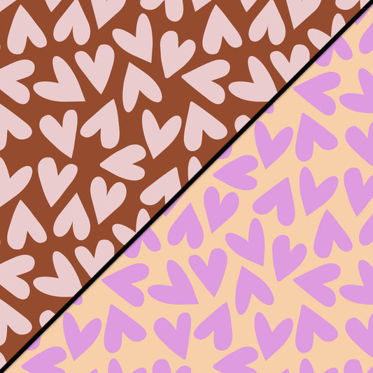 Zijdepapier duopack big hearts