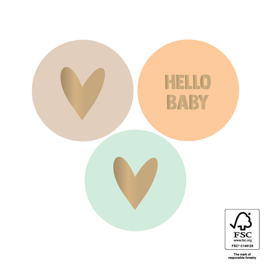 Sticker - Hello baby