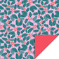 Kerst Inpakpapier Hulst – Roze, Groen & Beige | 70 cm x 3 m