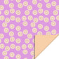 Cadeaupapier - Smiley pink 70 cm