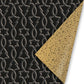 Kerst - Trees & Stars Zwart/ Goud