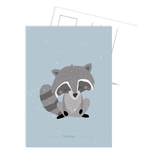 Ansichtkaart - Wasbeer