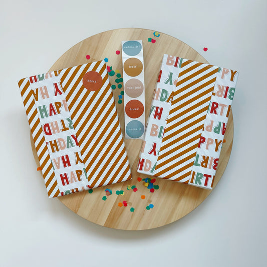 Cadeaupapier - Happy Birthday