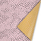 Cadeaupapier - Flocks roze/zwart