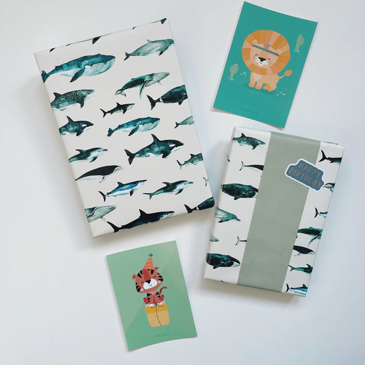 Cadeaupapier - Zeevissen