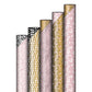 Cadeaupapier - Ethnic hearts goud/wit