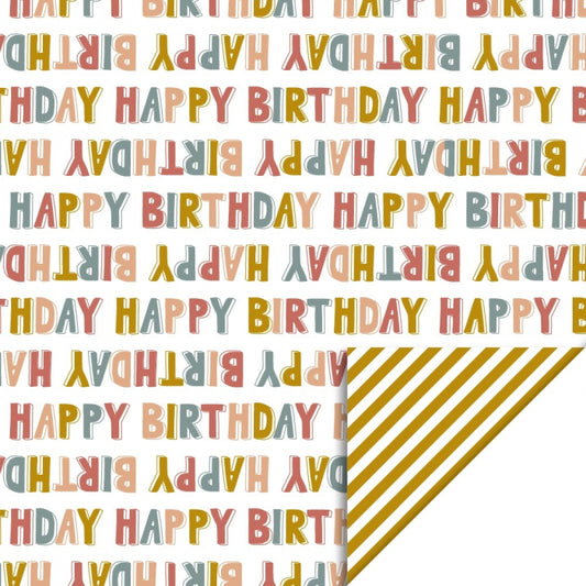 Cadeaupapier - Happy Birthday
