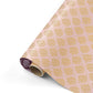 Cadeaupapier - Pinecone pattern roze/goud