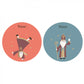 Sint Stickers Duo - Acrobaat Goud