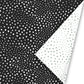 Cadeaupapier - Flocks zwart