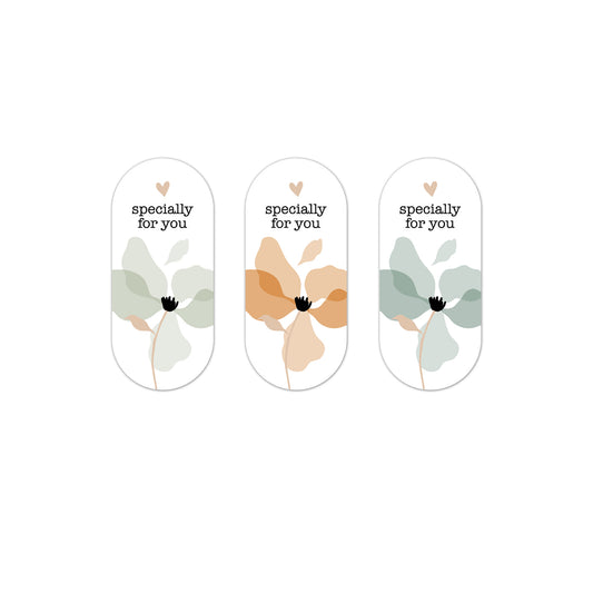 Sticker - layered petals cool